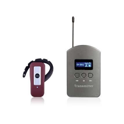 Earhook wireless tour guide system ATG-780